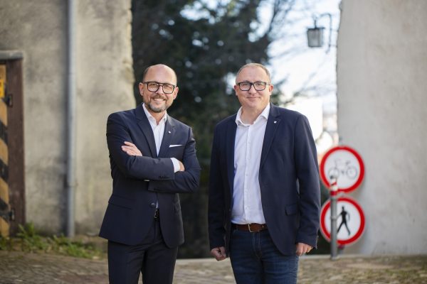 Bürgermeister Michael Ritsch und Baustadtrat Robert Pockenauer
